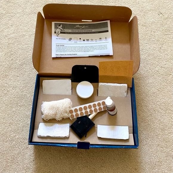 Decorative Marble Coaster Kit - Picture 2 of 3